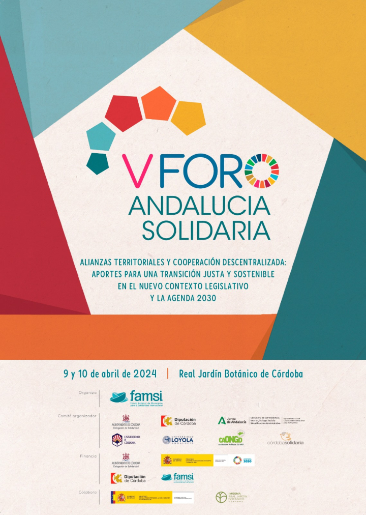 El V Foro Andaluc&iacute;a Solidaria se celebrar&aacute; los d&iacute;as 9 y 10 de abril en el Jard&iacute;n Bot&aacute;nico de C&oacute;rdoba.