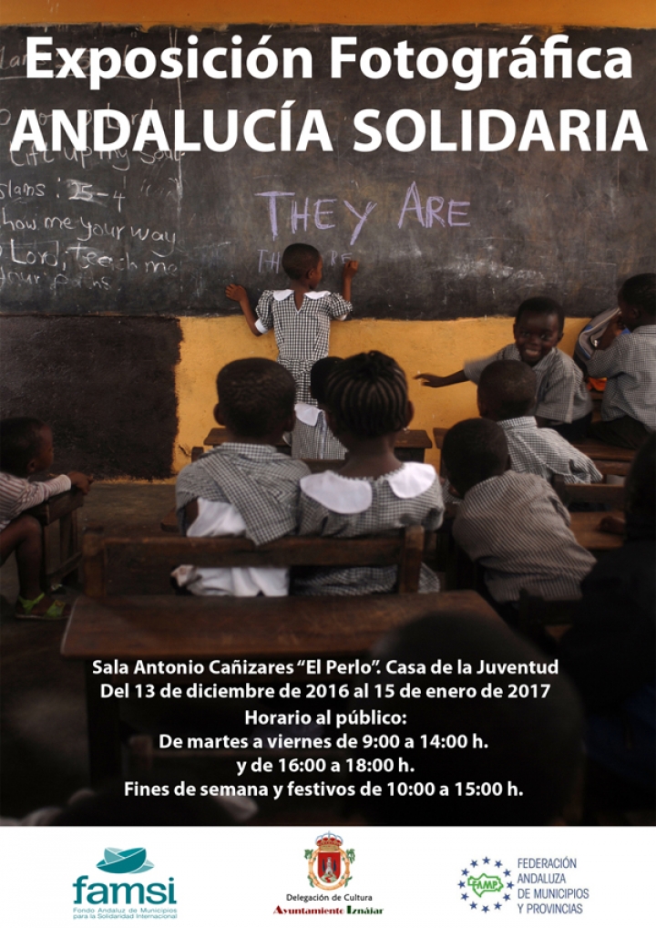 Izn&aacute;jar muestra la exposici&oacute;n fotogr&aacute;fica "Miradas que transforman el mundo" hasta el 15 de enero