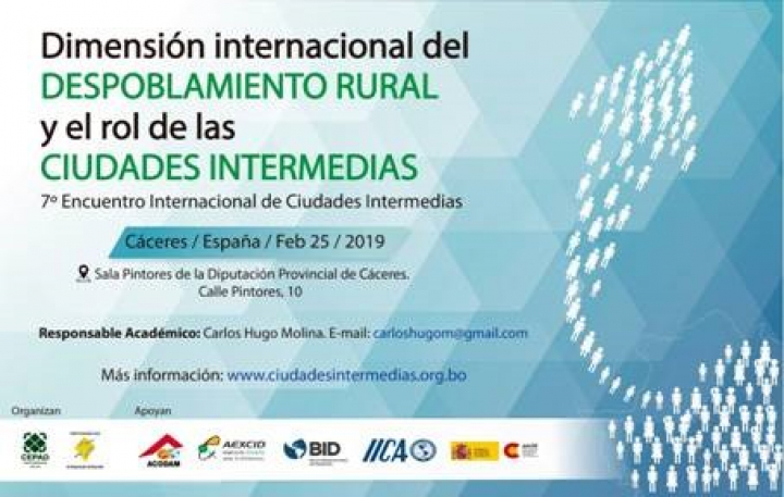 FELCODE organiza en C&aacute;ceres unas jornadas sobre la &ldquo;Dimensi&oacute;n internacional del despoblamiento rural y el rol de las ciudades intermedias&rdquo;