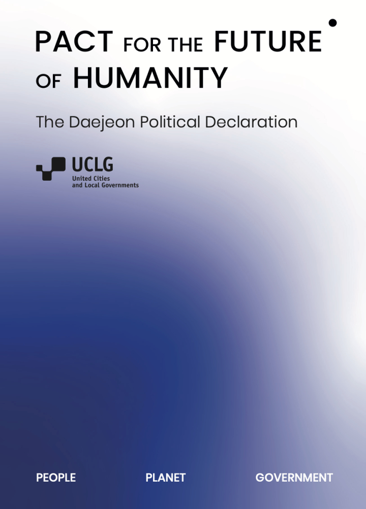 Pacto por el Futuro de la Humanidad: el compromiso del movimiento municipalista mundial con las Personas, el Planeta y el Gobierno