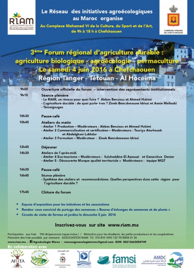 FAMSI colabora en el 'III Forum regional de T&aacute;nger Tetu&aacute;n Alhucemas' de agricultura sostenible