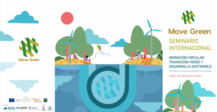 SEMINARIO INTERNACIONAL MOVE GREEN Migraci&oacute;n Circular, Transici&oacute;n Verde y Desarrollo Sostenible.