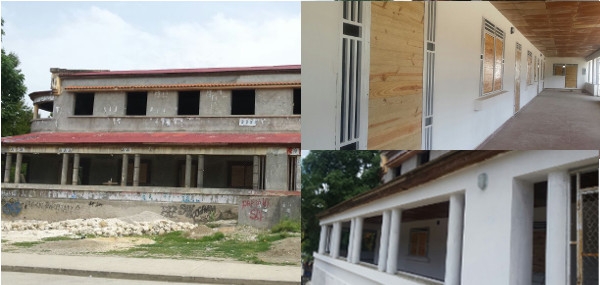 Terminada la ampliaci&oacute;n de la construcci&oacute;n de un Centro Comunitario Polivalente en el municipio de Bellad&egrave;re, Hait&iacute;