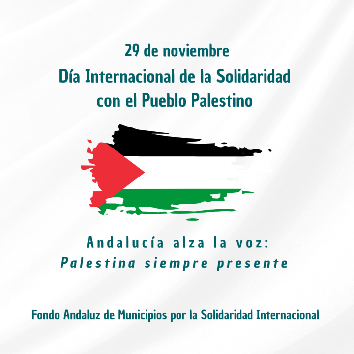 Andaluc&iacute;a alza la voz: Palestina siempre presente