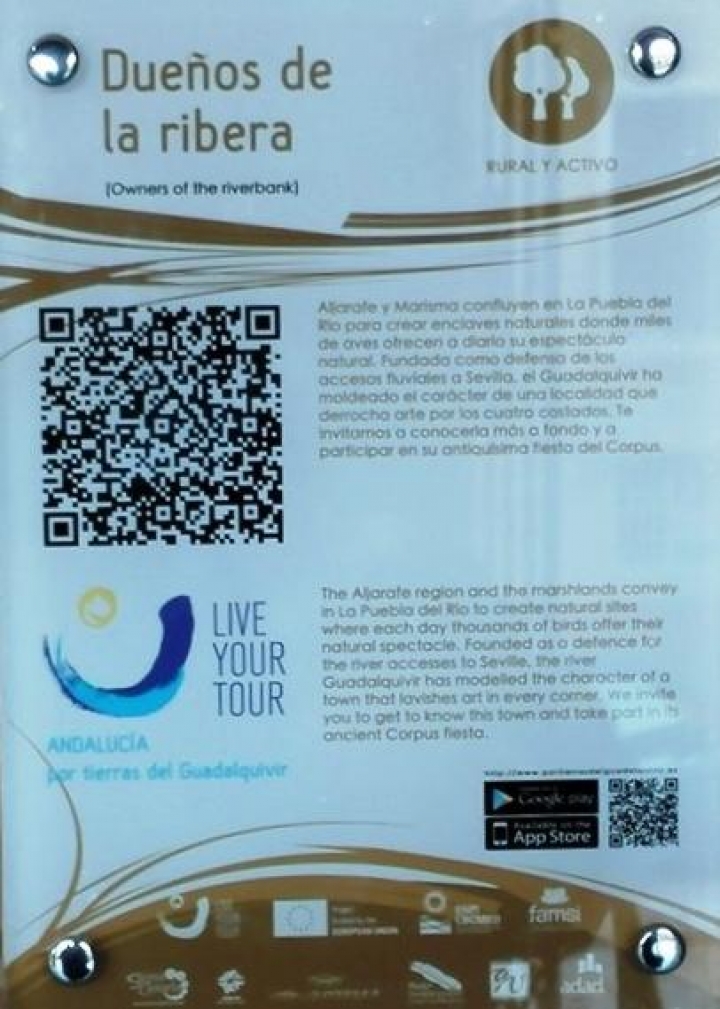 La comarca Aljarafe Do&ntilde;ana se&ntilde;ala las zonas tur&iacute;sticas de esta zona en el marco del proyecto Live Your Tour