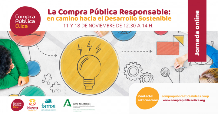 Inscr&iacute;bete y act&uacute;a: &ldquo;La Compra P&uacute;blica Responsable: un camino hacia el Desarrollo Sostenible&rdquo;