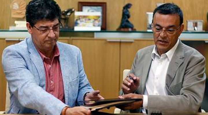 FAMSI y la Junta de Andaluc&iacute;a firman un convenio para trabajar juntos por Palestina