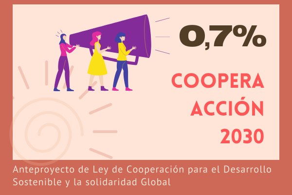 El 0,7% para AOD ser&aacute; objetivo a cumplir por Ley para todas las administraciones p&uacute;blicas