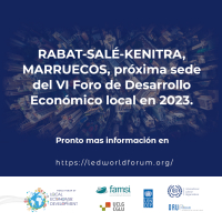 La regi&oacute;n de Rabat-Sal&eacute;-Kenitra, Marruecos, ser&aacute; la sede del pr&oacute;ximo Foro Mundial de Desarrollo Econ&oacute;mico Local