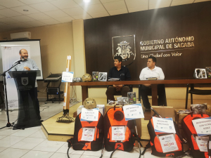 FAMSI entrega equipamiento contra incendios a brigadas en Sacaba, Cochabamba